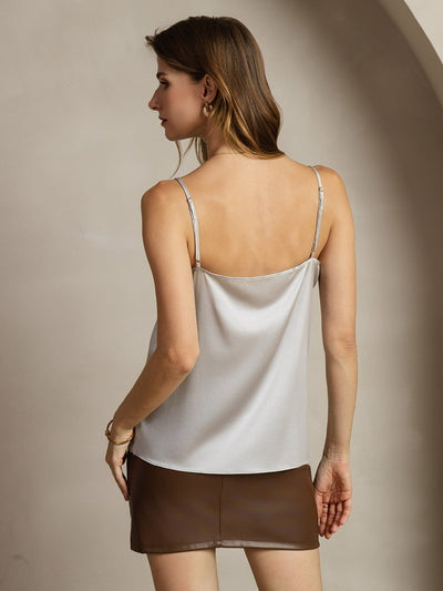 Reyanna™ | Silkes Avslappnad Spaghettiband Camisole-linne