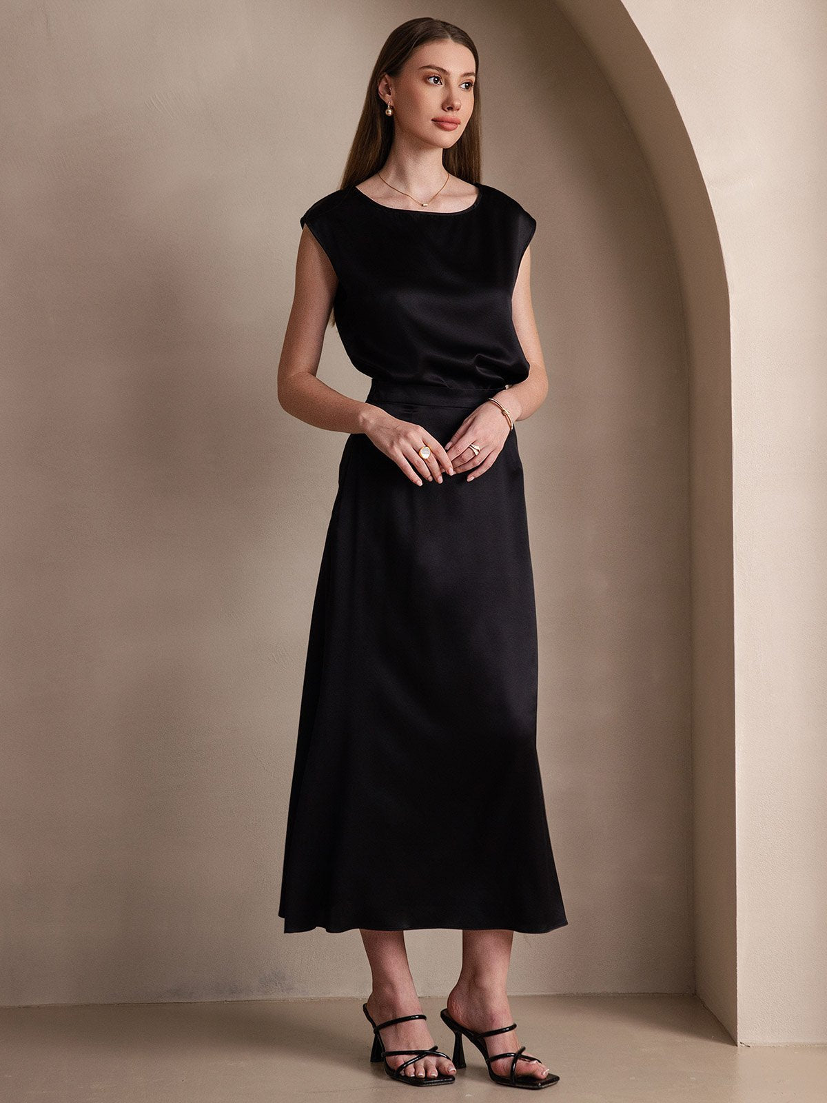 Reyanna™ | Siden Klassisk Maxikjol