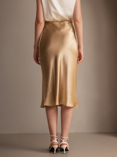 Reyanna™ | Elegant Basik Kjol i Ren Silke