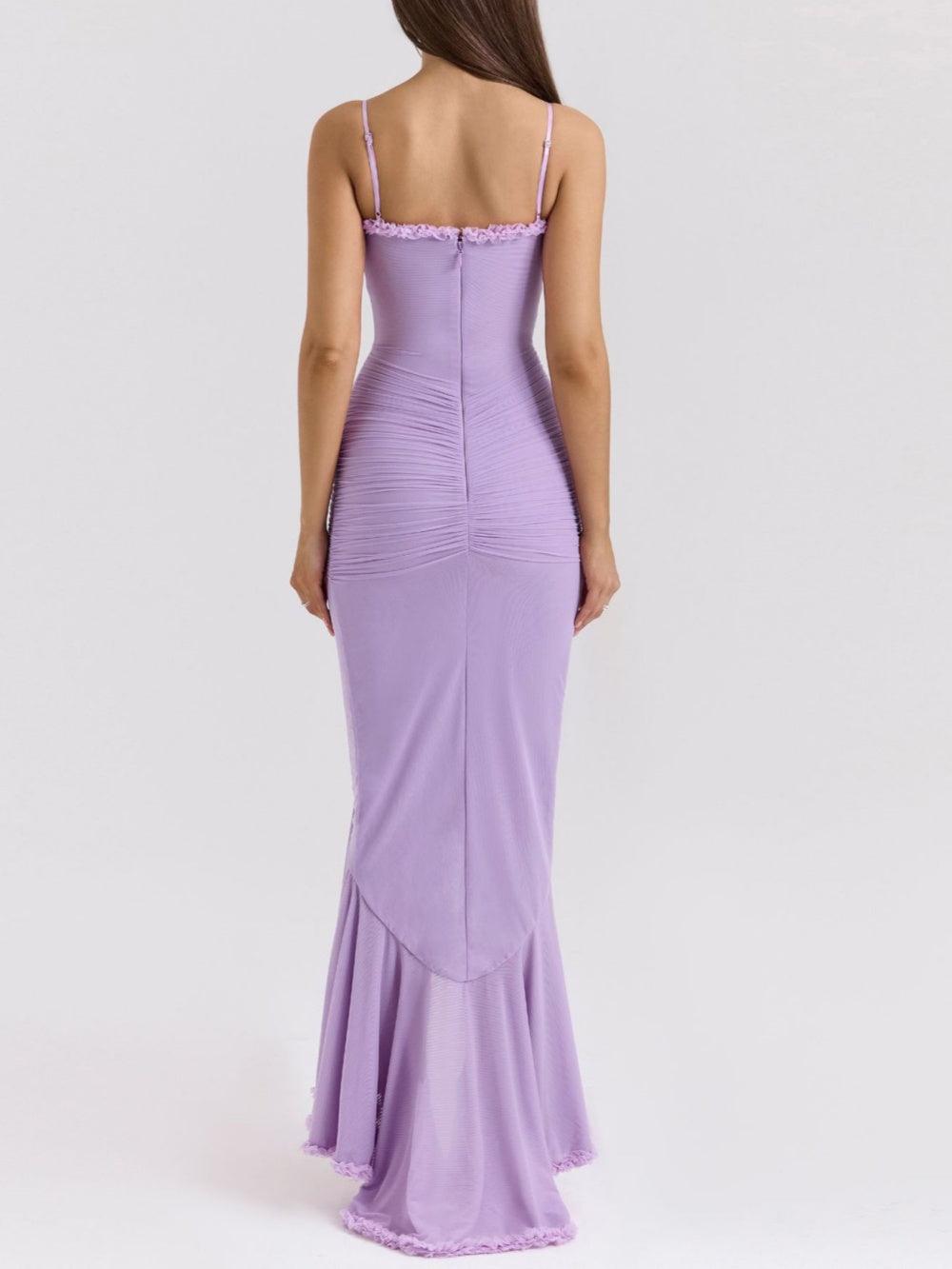 Reyanna™ | Off-the-shoulder mesh maxi dress