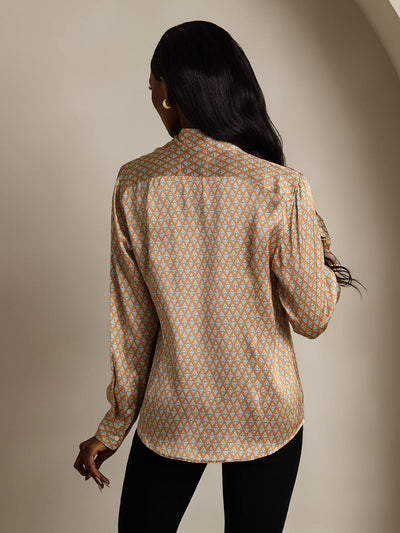 Reyanna™ | Basic Military Lapel Skjorta