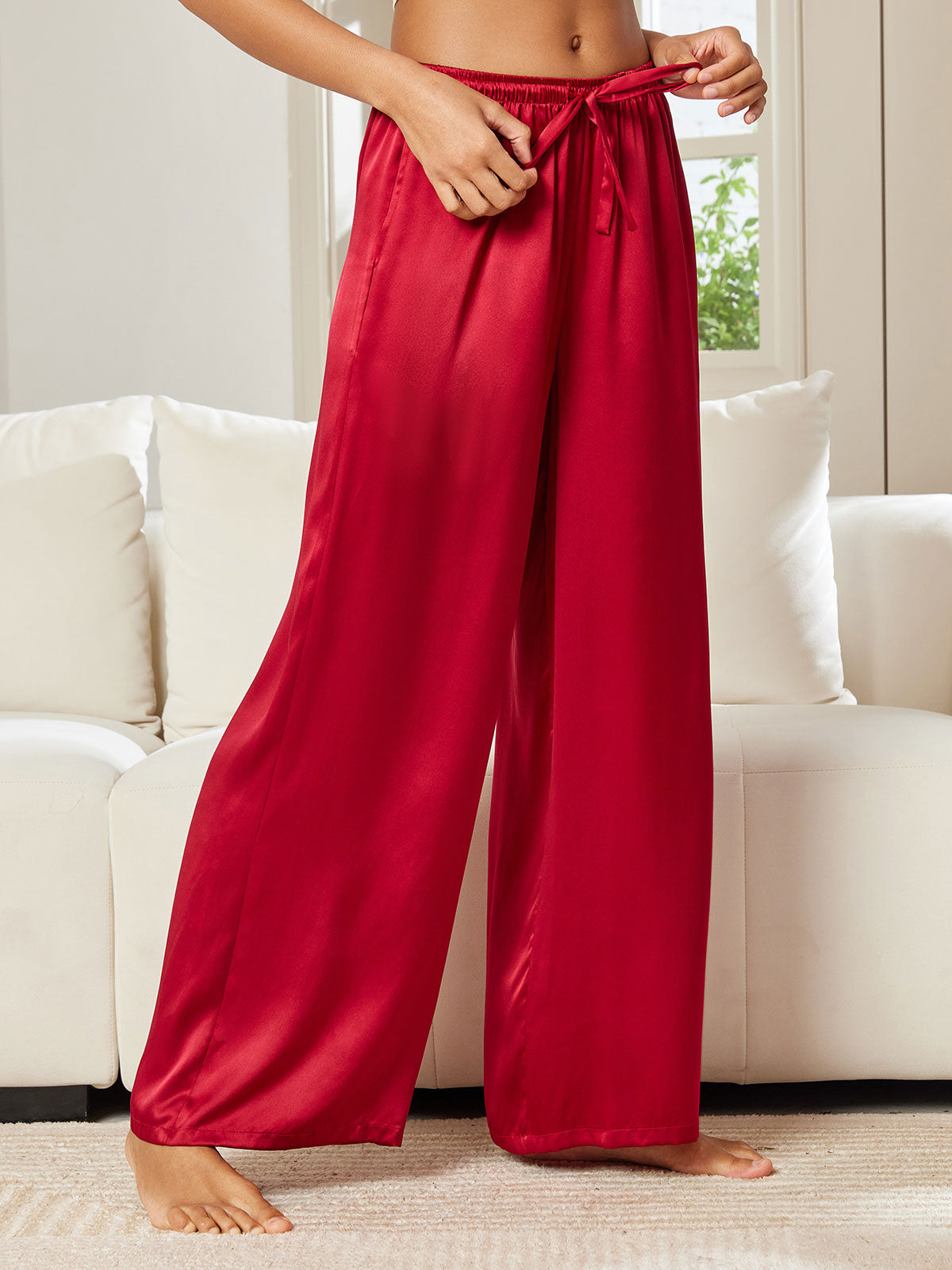 Reyanna™ | Rent Silke Casual Byxor