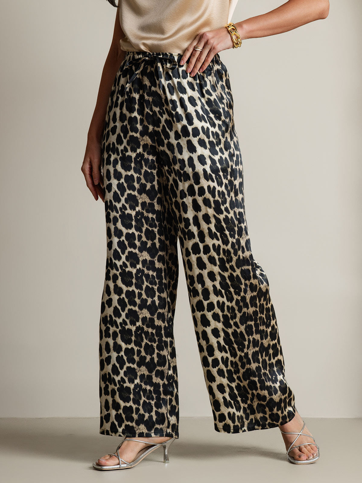 Reyanna™ | Rent Silke Casual Byxor