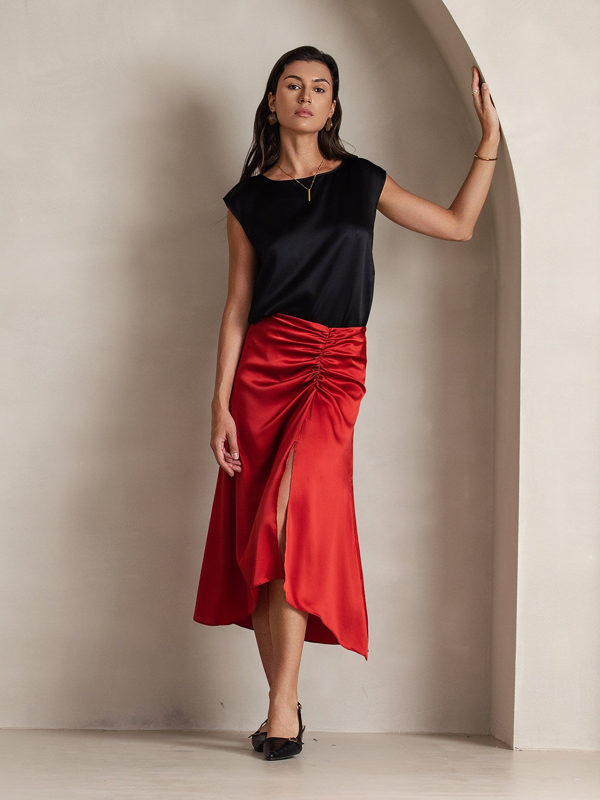 Reyanna™ | Silke Kappärmad Blus