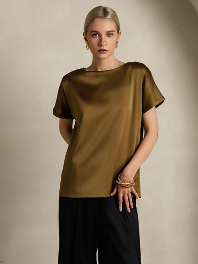 Reyanna™ | Silke Tillfällig Kortärmad T-Shirt