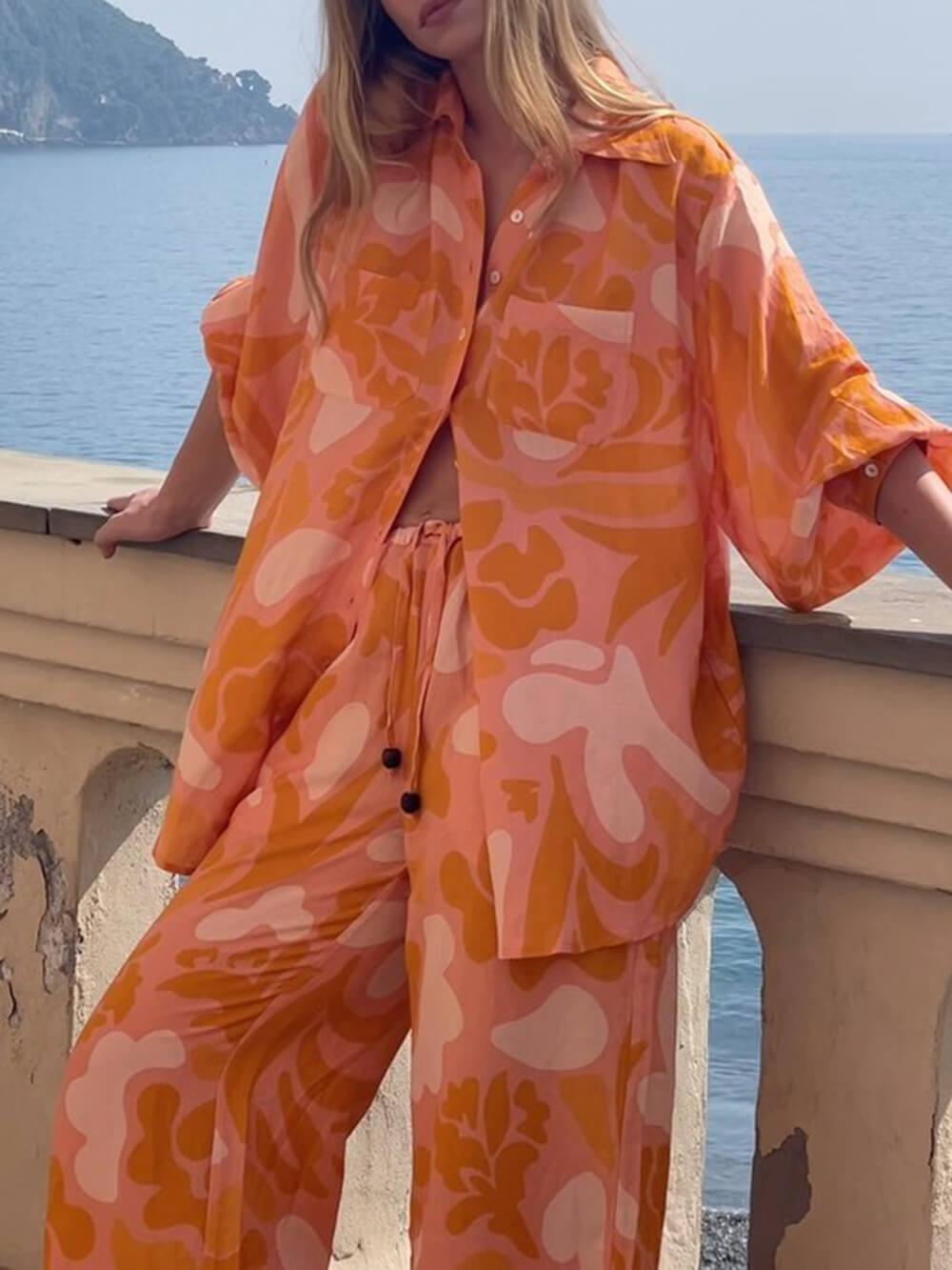 Reyanna™ | Holiday Unique Ethnic Print Loose Tops