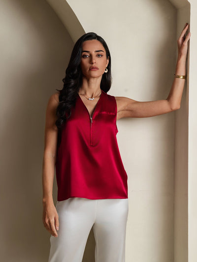 Reyanna™ | Silke Ärmlös V-hals Tanktop