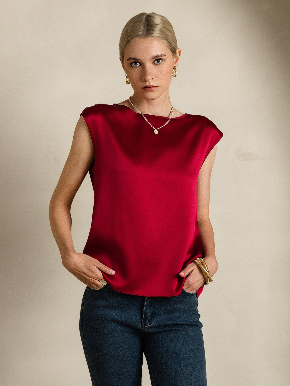 Reyanna™ | Silke Kappärmad Blus