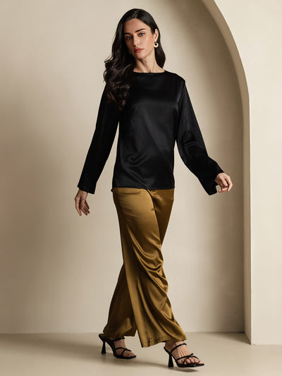 Reyanna™ | Silke Långärmad Blus