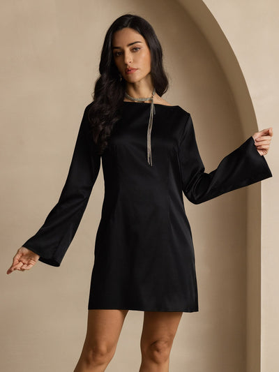 Reyanna™ | Silke Elegant Långärmad Klänning
