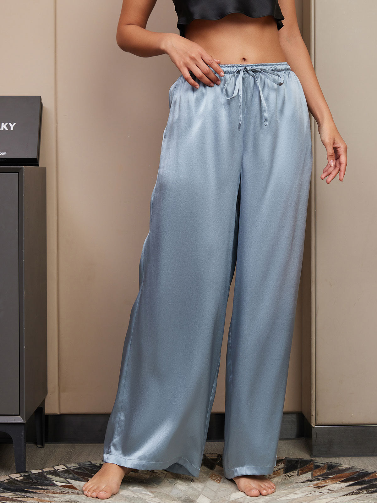 Reyanna™ | Rent Silke Casual Byxor