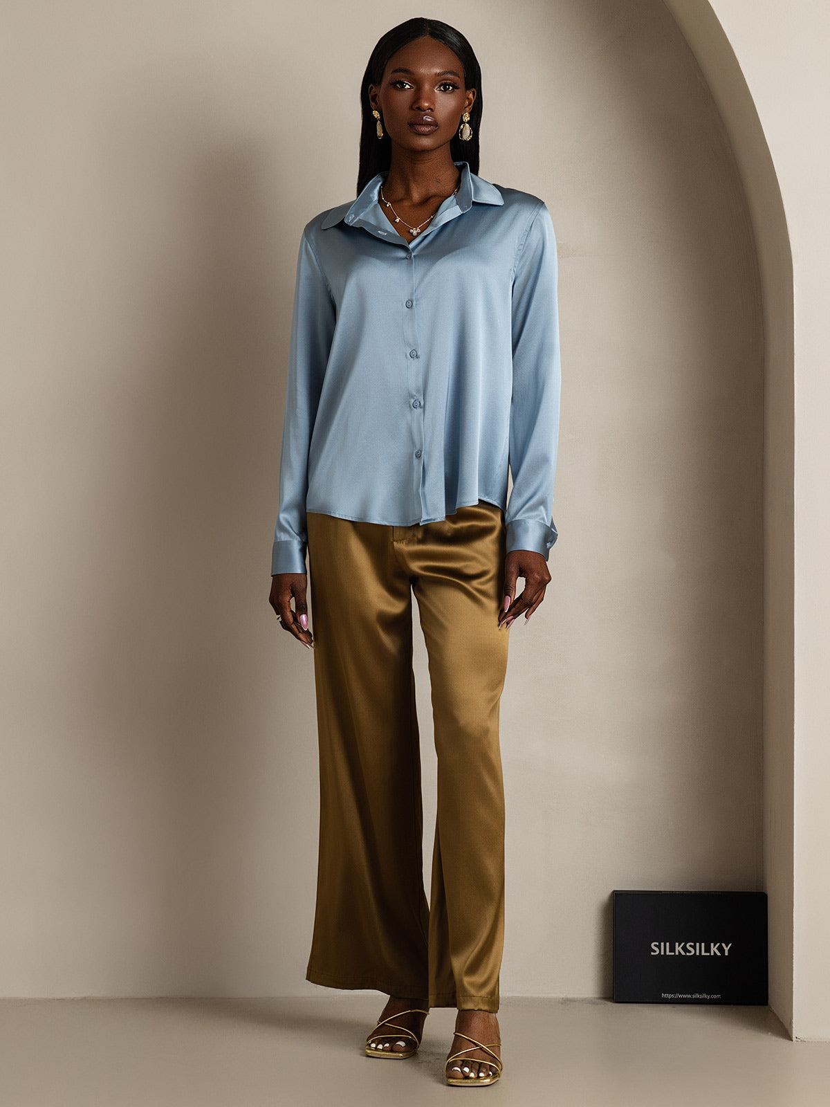 Reyanna™ | Basic Military Lapel Skjorta