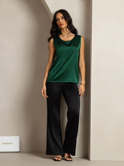 Reyanna™ | Silke Rund Hals Linne