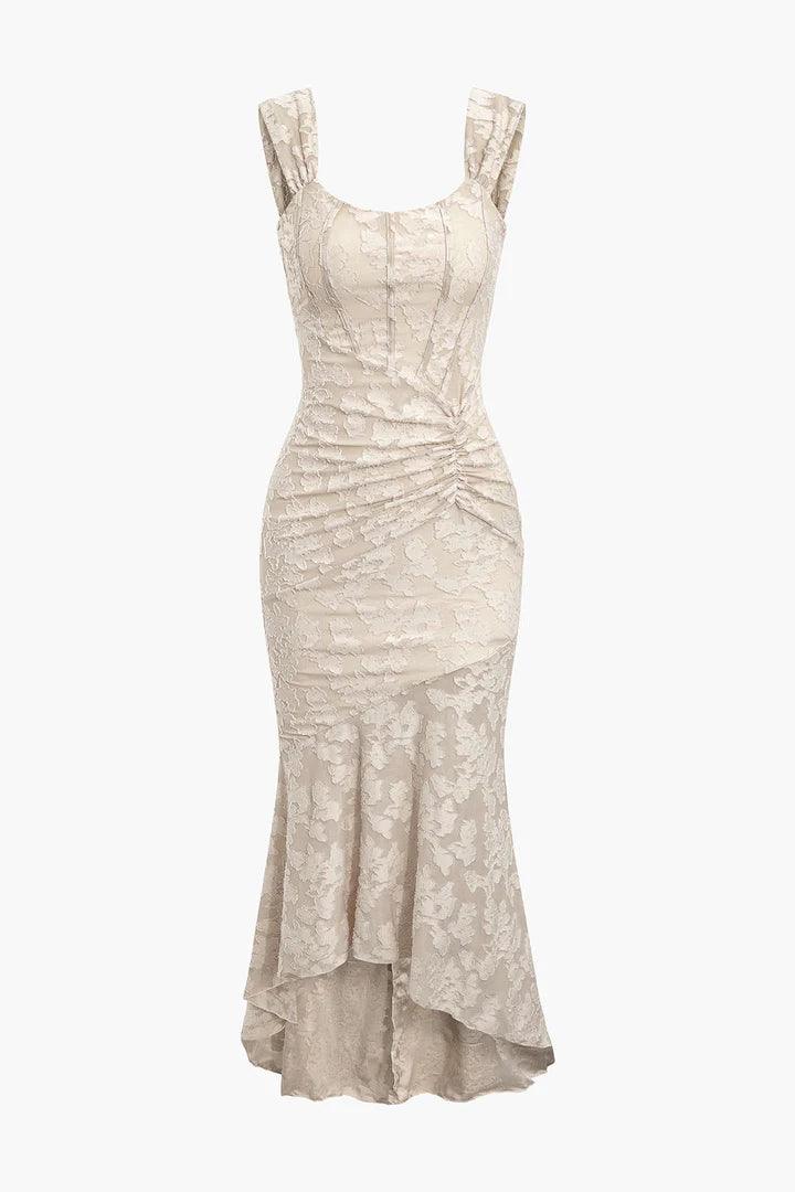 Reyanna™ | White bell floral maxi dress