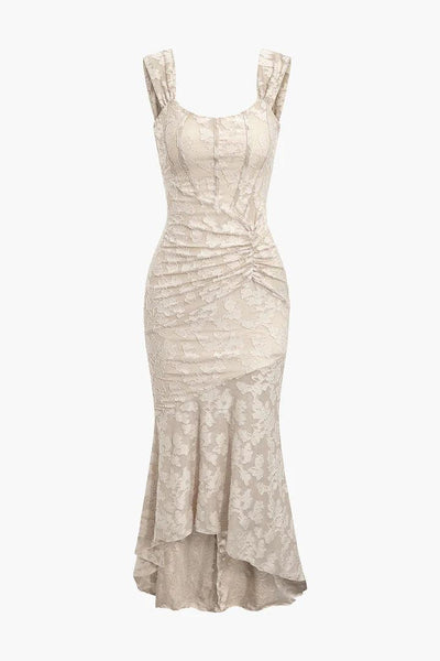 Reyanna™ | White bell floral maxi dress