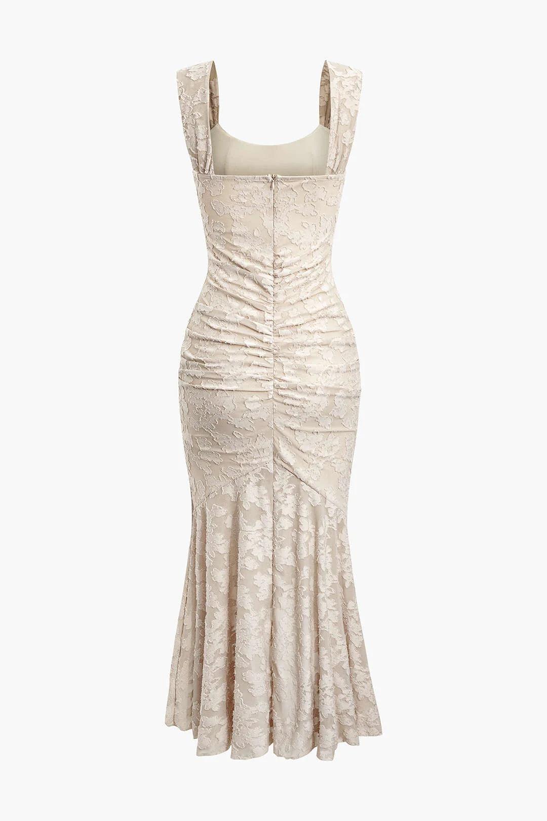 Reyanna™ | White bell floral maxi dress