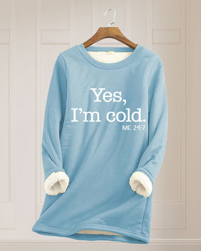 Sweatshirt med engelskt tryck