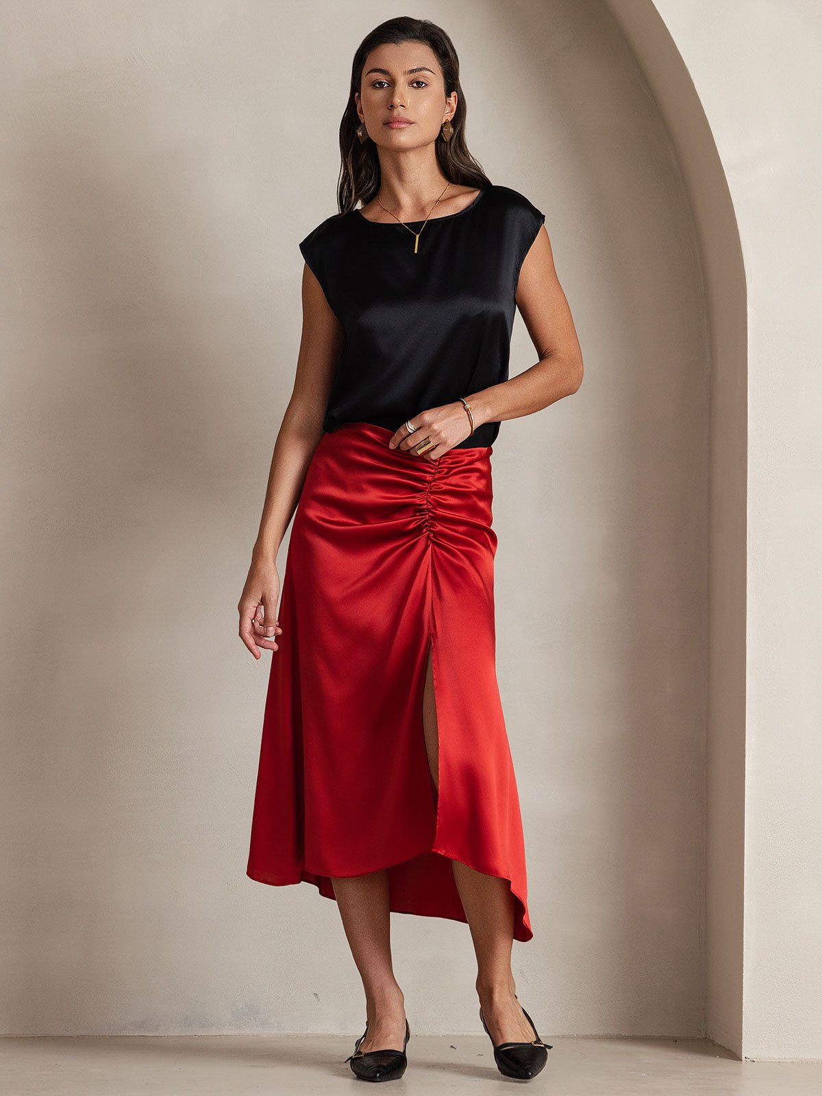 Reyanna™ | Silke Kappärmad Blus