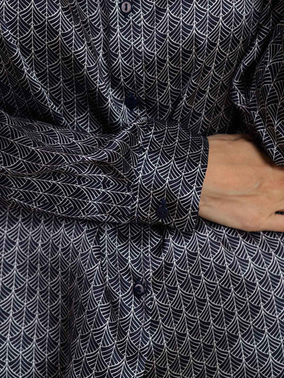Reyanna™ | Silkesklassisk Militärinspirerad Blus Med Krage