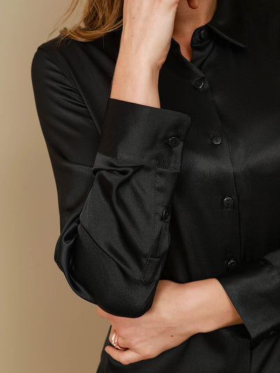 Reyanna™ | Basic Military Lapel Skjorta