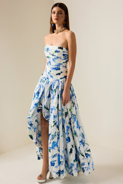 Reyanna™ | Floral Off-Shoulder Split Midi Dress