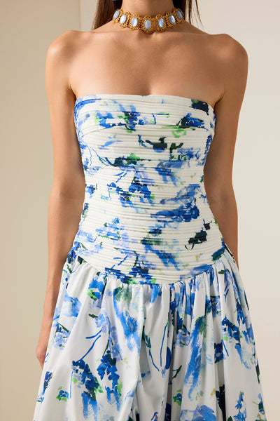 Reyanna™ | Floral Off-Shoulder Split Midi Dress