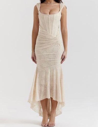 Reyanna™ | White floral maxi dress