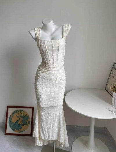 Reyanna™ | White floral maxi dress