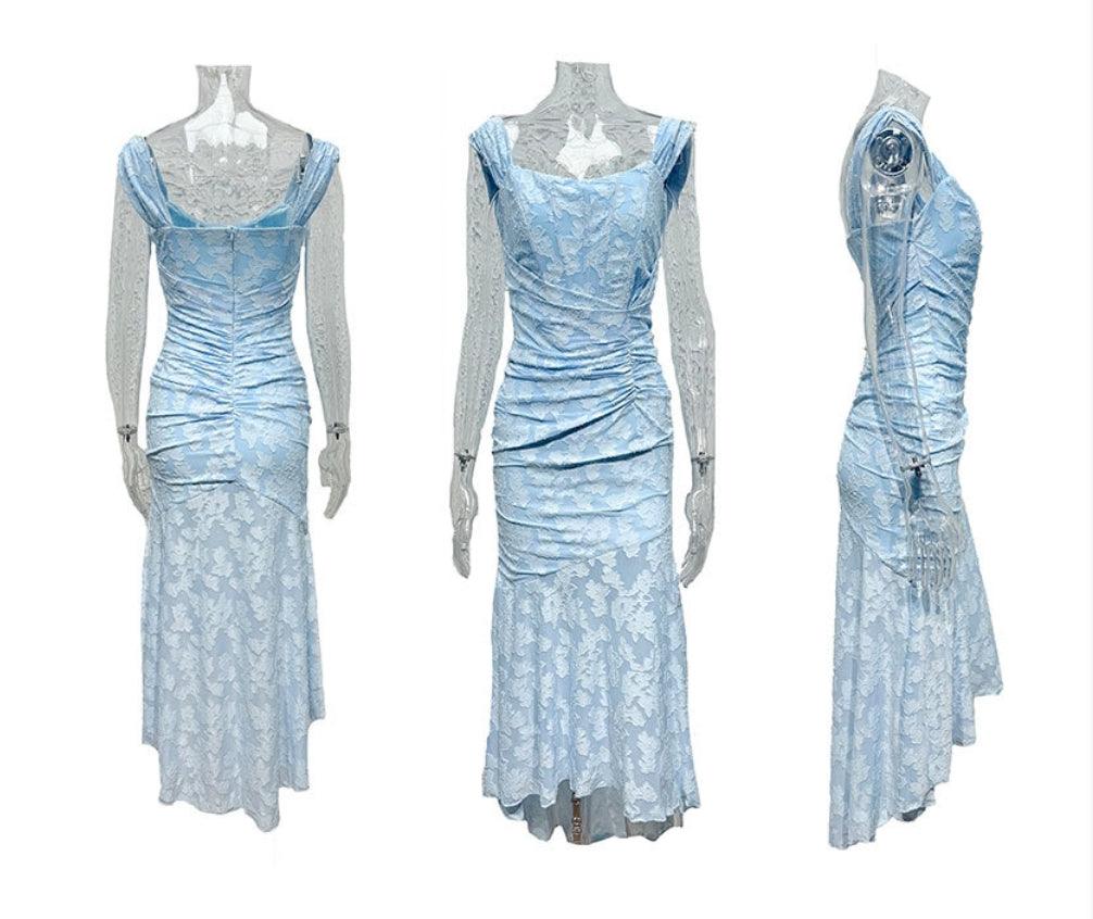 Reyanna™ | Blue bell floral maxi dress