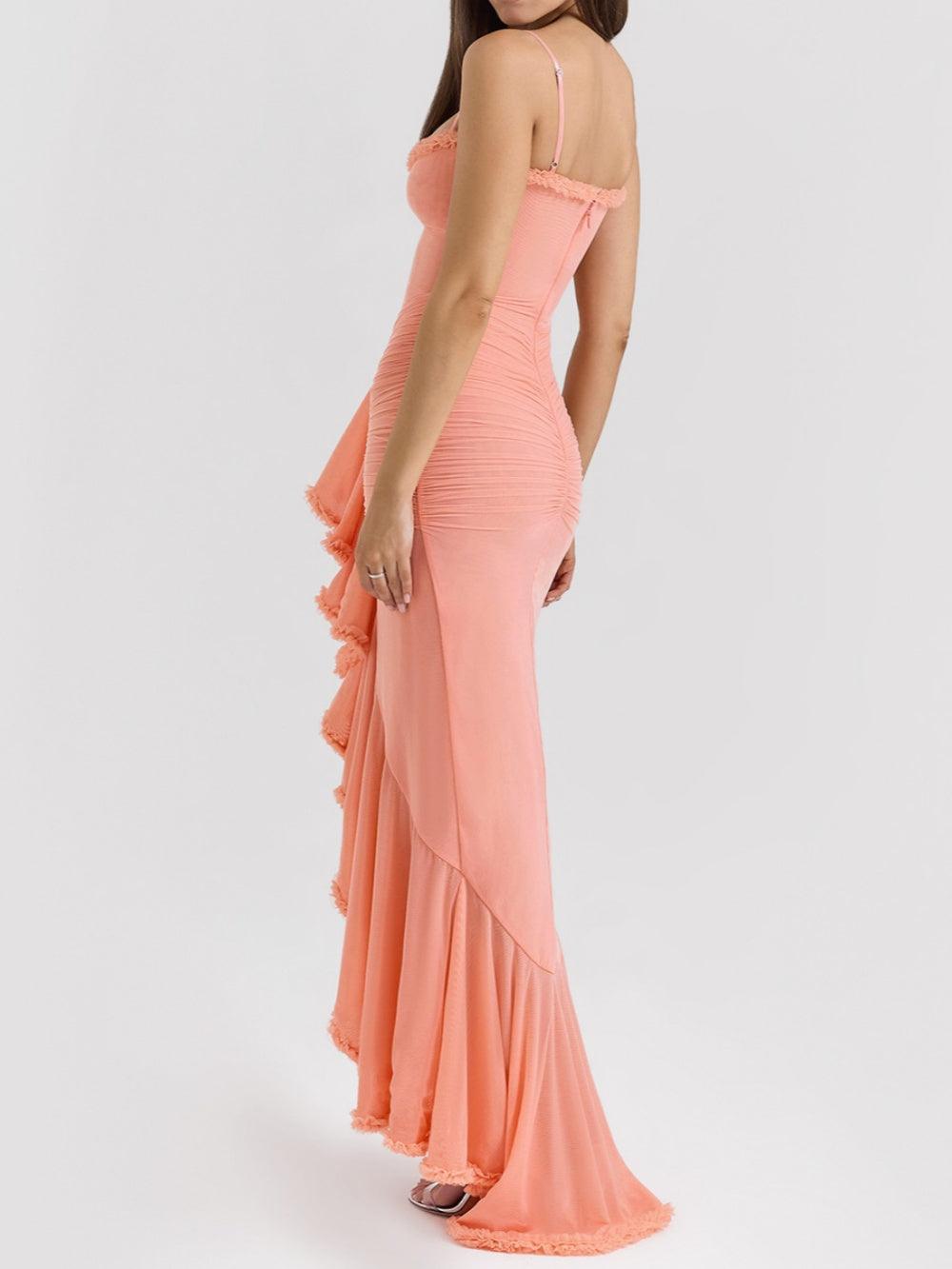 Reyanna™ | Off-the-shoulder mesh maxi dress