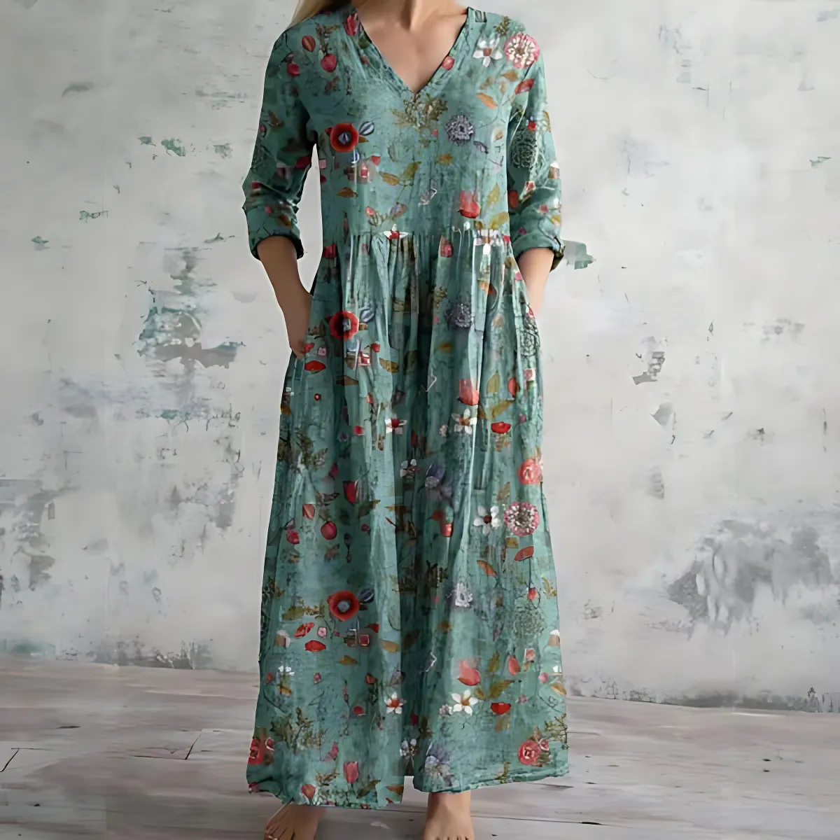 Reyanna™ | Ebba | Elegant blommig klänning
