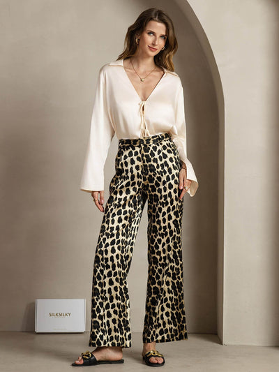 Reyanna™ | Silke Dambyxor Raka Och Med Sidofickor Design