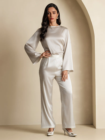 Reyanna™ | Silke Långärmad Blus