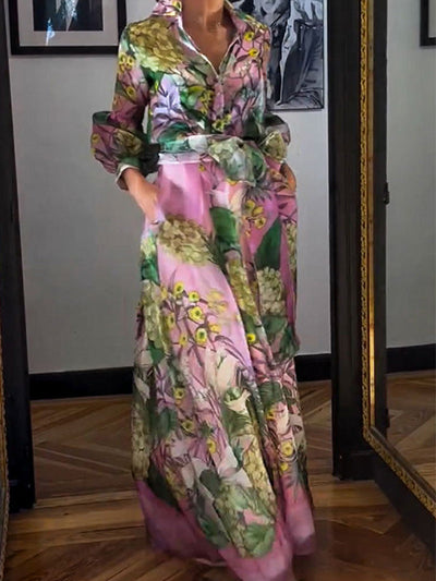 Reyanna™ | Fashionable and elegant printed long-sleeved shirt