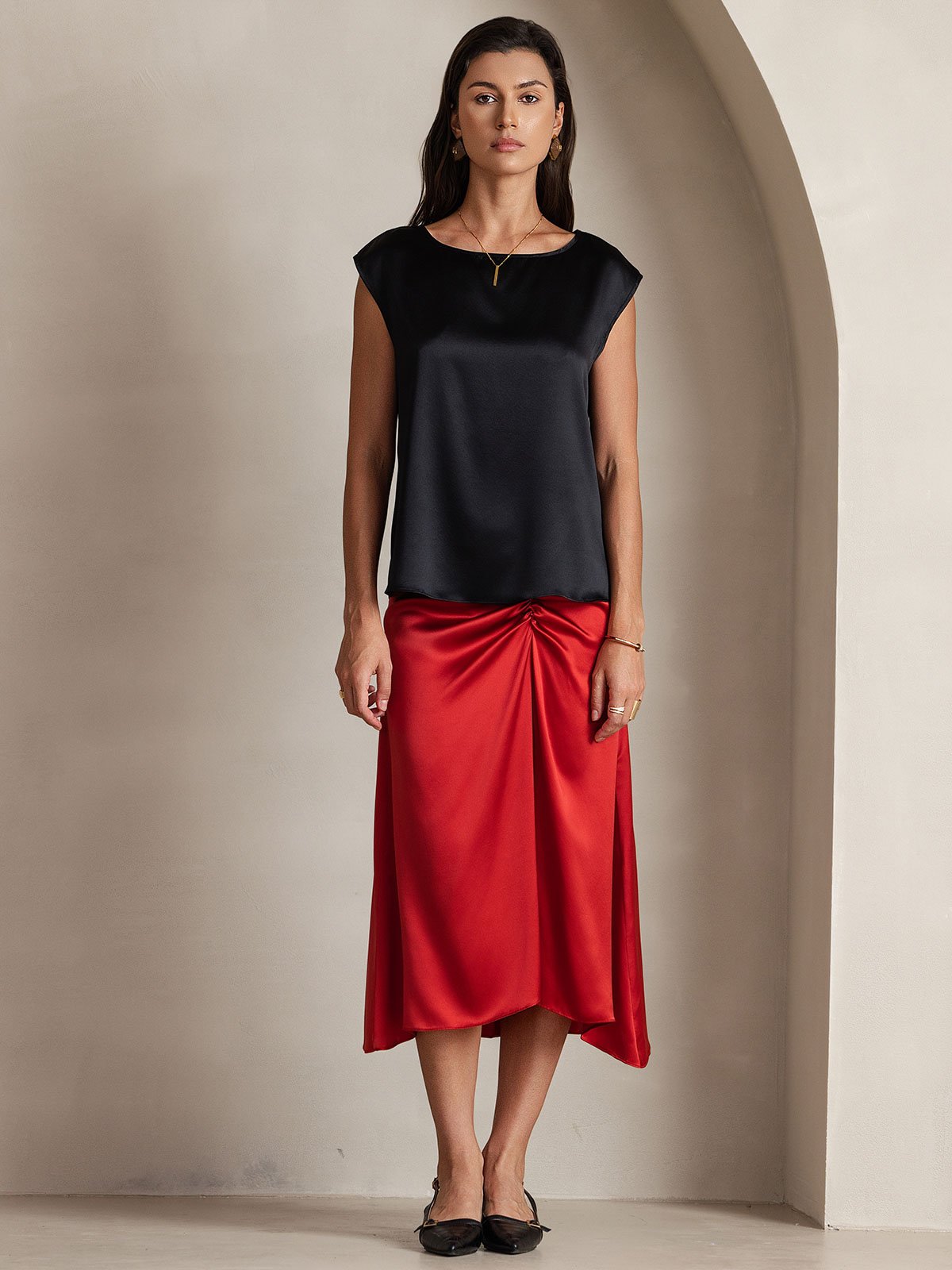 Reyanna™ | Silke Kappärmad Blus
