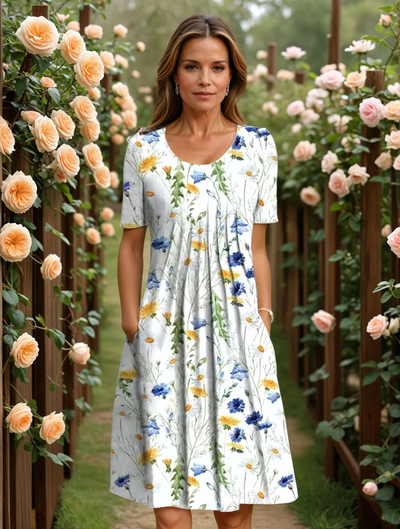 Reyanna |Marga | Elegant klänning med magtäckning
