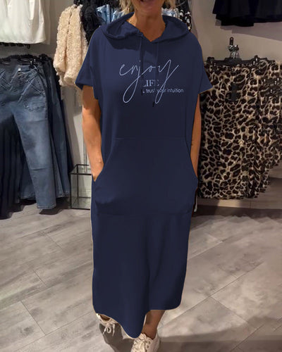 Reyanna |Sana | Ledig Hoodieklänning