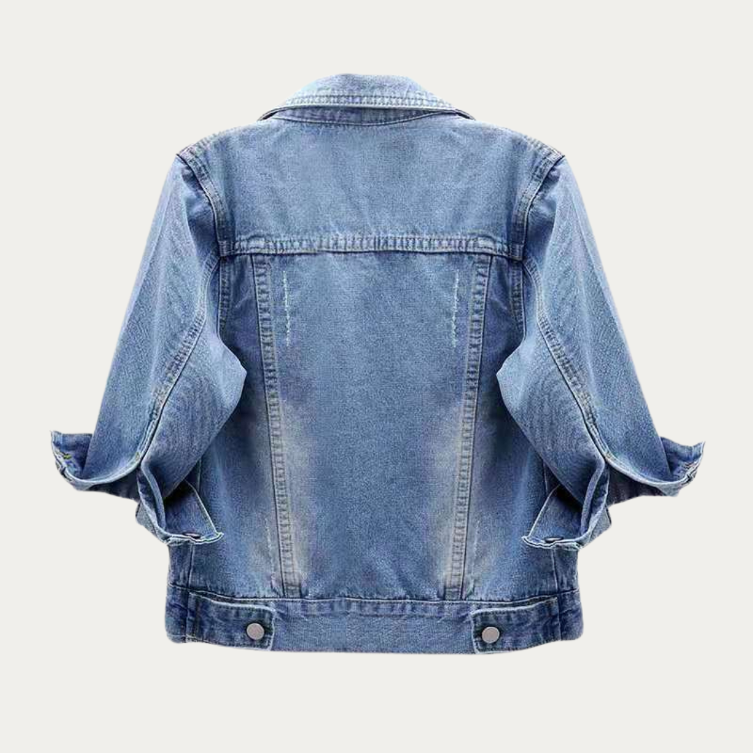 Reyanna |Märta | Klassisk Jeansjacka för Vardagsbruk