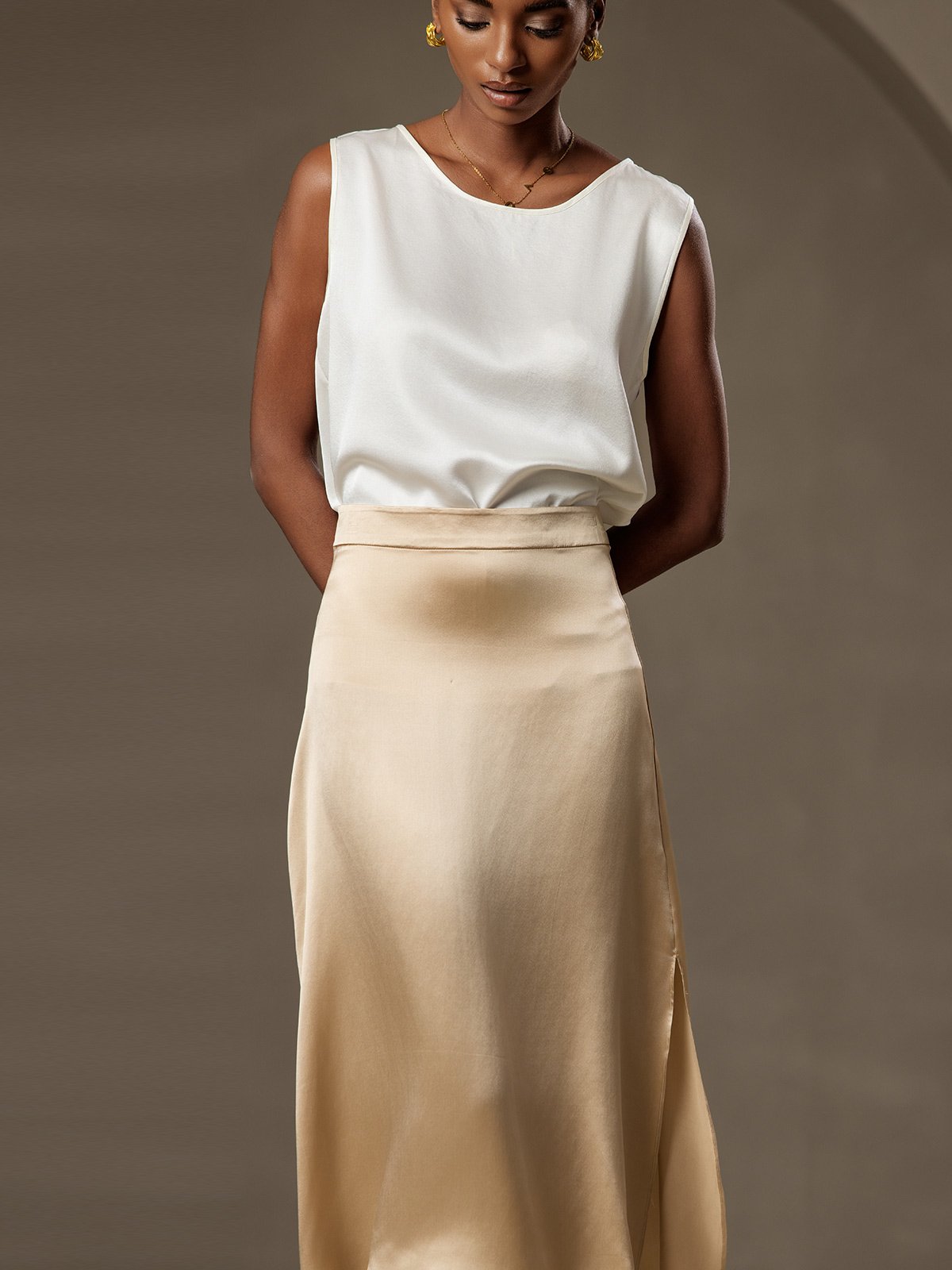 Reyanna™ | Silke Lounge Rund Hals Linne
