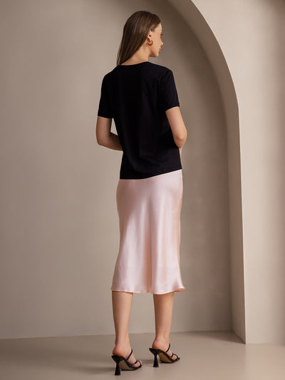 Reyanna™ | Elegant Basik Kjol i Ren Silke