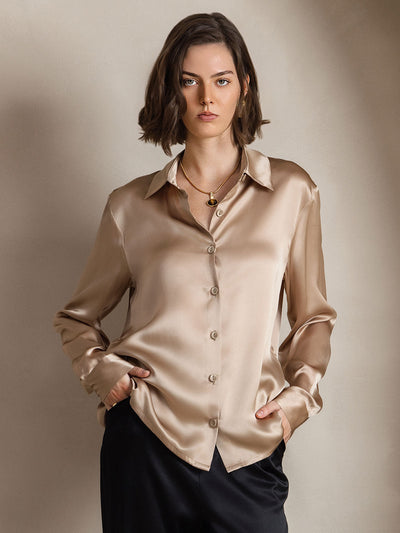 Reyanna™ | Basic Military Lapel Skjorta