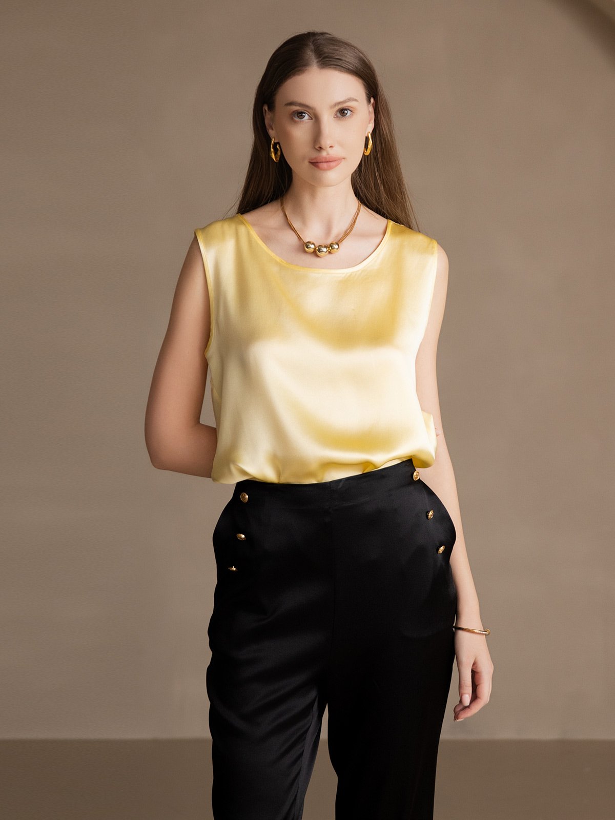 Reyanna™ | Silke Lounge Rund Hals Linne