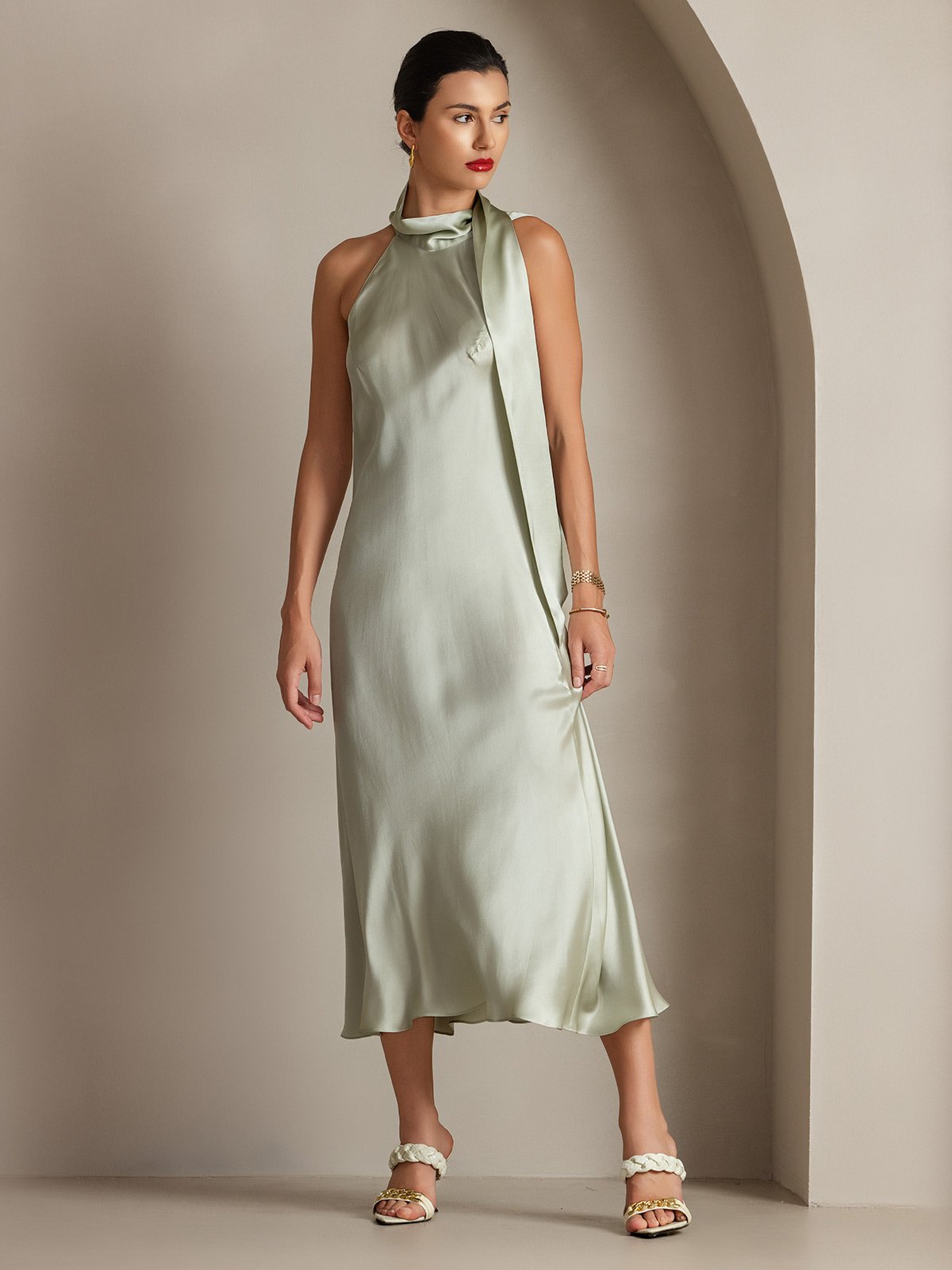 Reyanna™ | Silke Bandhals Maxi Klänning