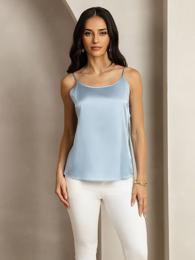 Reyanna™ | Silkes Avslappnad Spaghettiband Camisole-linne