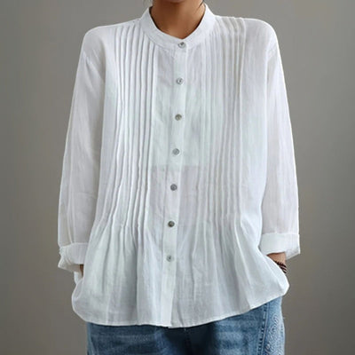 Casual Enfärgad Blus