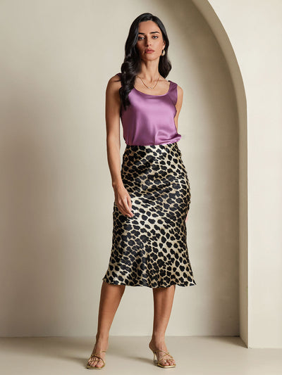 Reyanna™ | Elegant Basik Kjol i Ren Silke