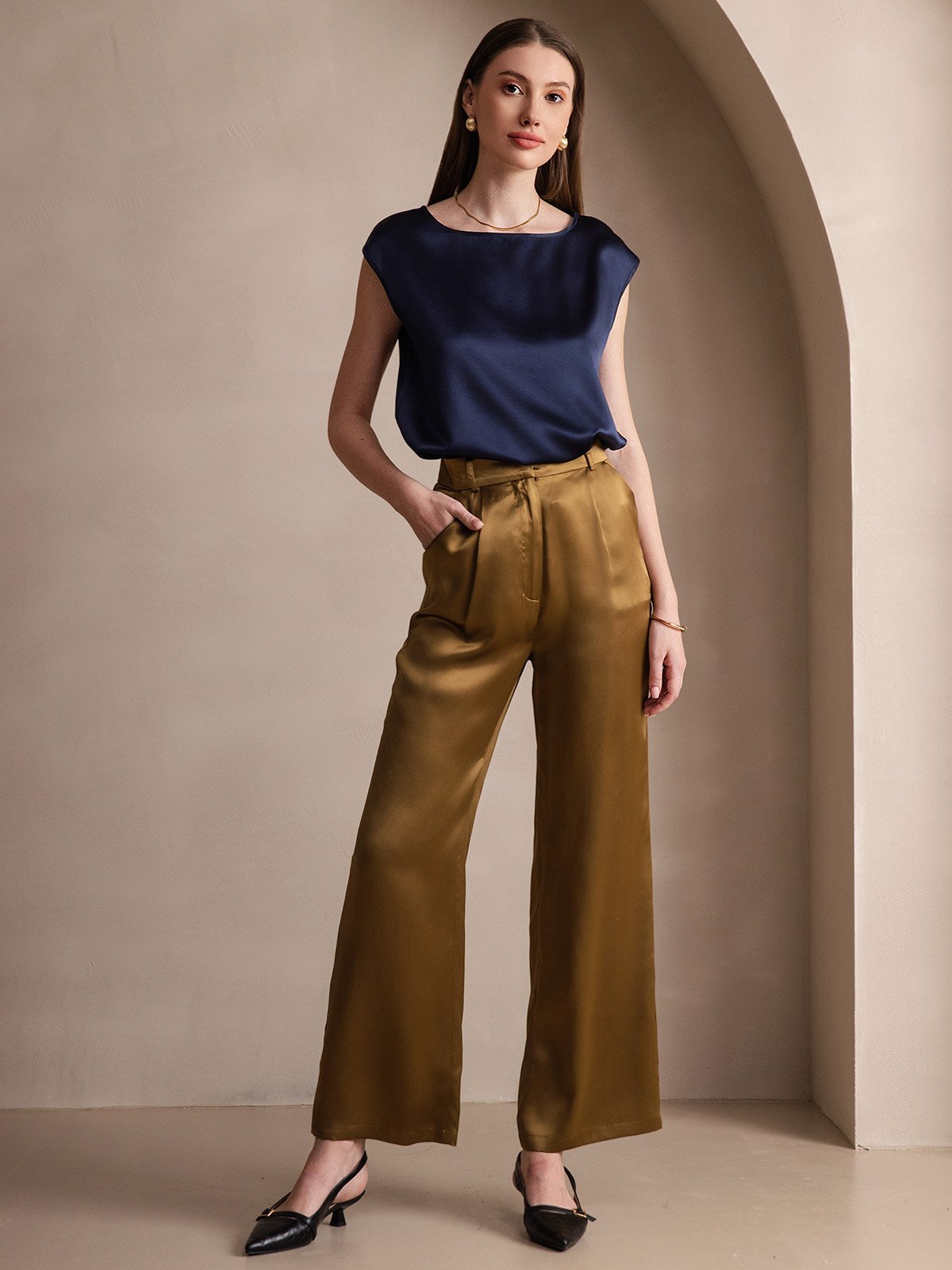 Reyanna™ | Silke Kappärmad Blus