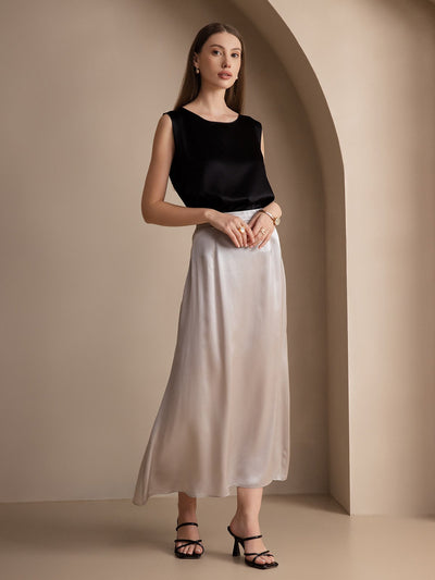 Reyanna™ | Silke Rund Hals Linne