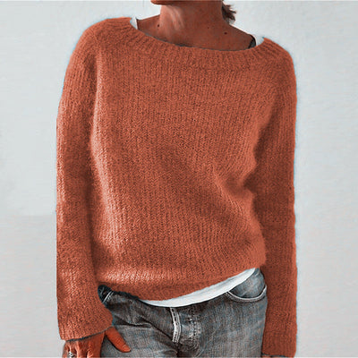 Reyanna™ | Casual Solid Color Soft Crew-neck Sweater