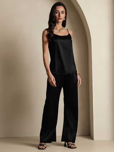 Reyanna™ | Silkes Avslappnad Spaghettiband Camisole-linne